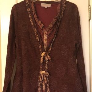 Pretty Angel XL layered look Sweater